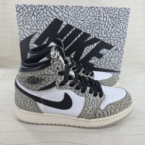 Nike Youth Air Jordan 1 Retro High OG GS White Cement Shoes FD1437-052 Size 6Y